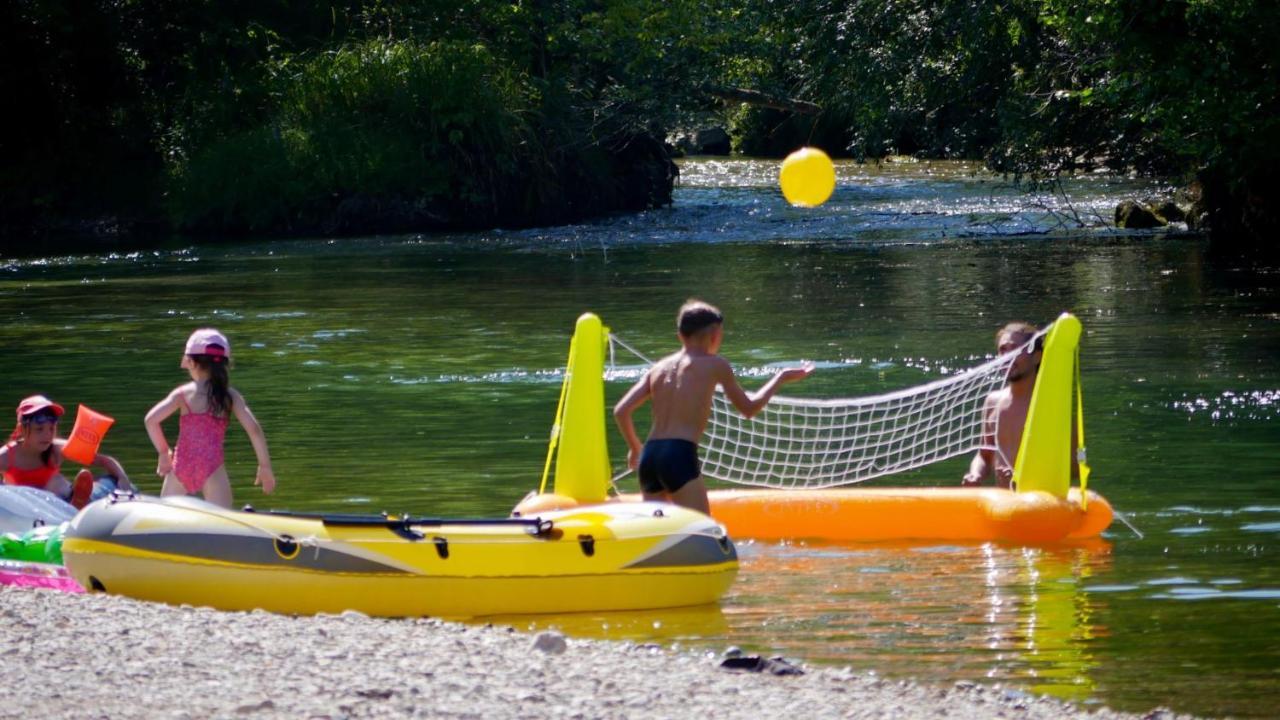 Camping Le Chassezac Sampzon Exterior foto